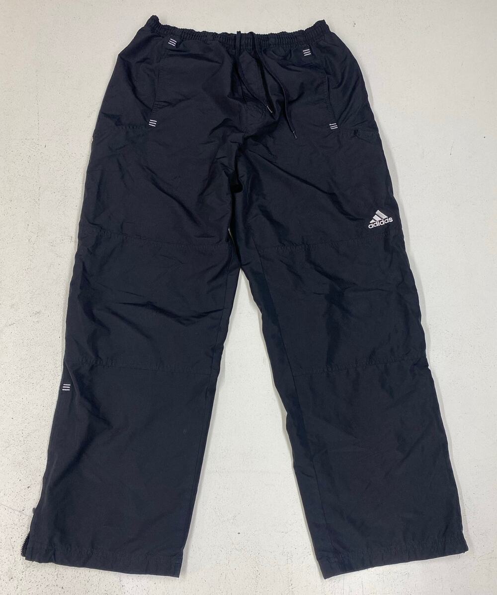 VTG Y2K 2002 Adidas SL SuperLight lined baggy wide leg track sweatpants, S